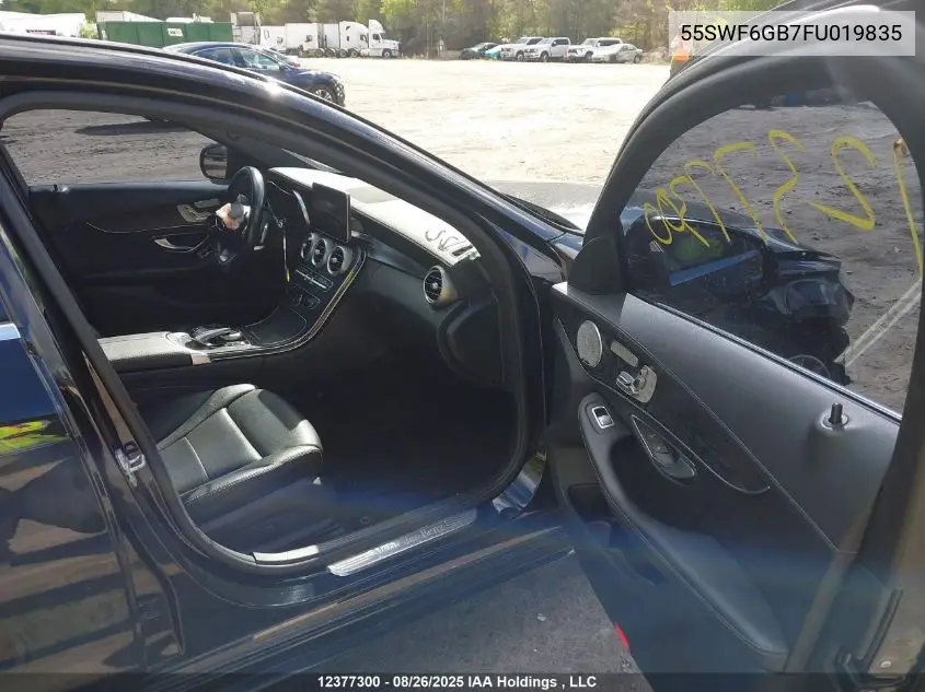 55SWF6GB7FU019835 2015 Mercedes-Benz C 400 4Matic