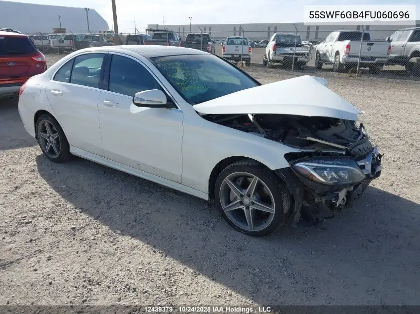 55SWF6GB4FU060696 2015 Mercedes-Benz C 400 4Matic