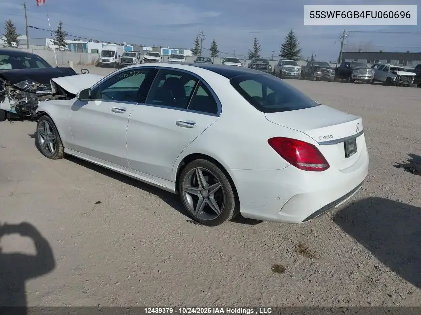 55SWF6GB4FU060696 2015 Mercedes-Benz C 400 4Matic