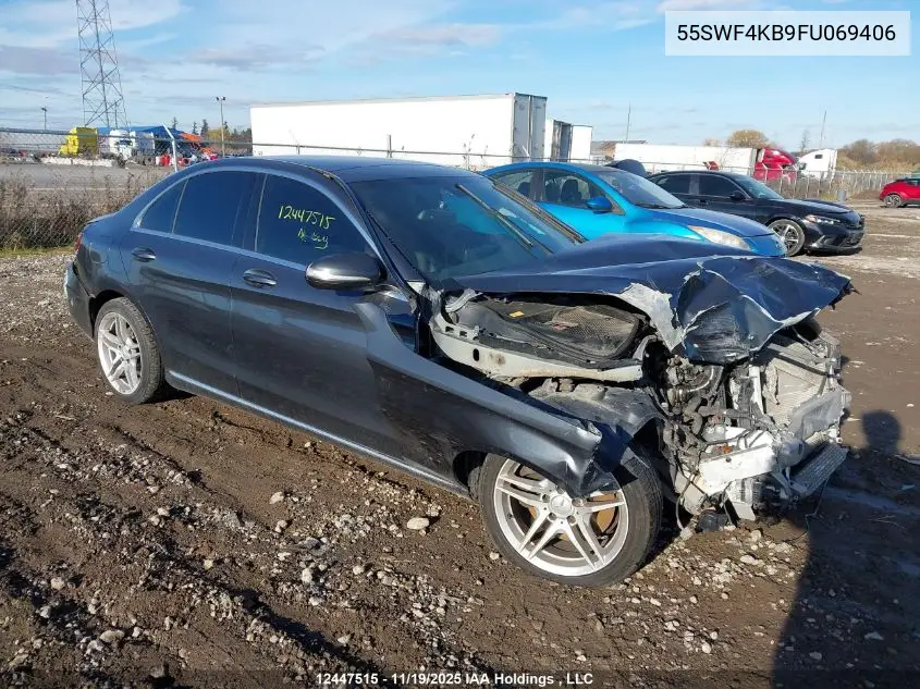 55SWF4KB9FU069406 2015 Mercedes-Benz C 300 4Matic