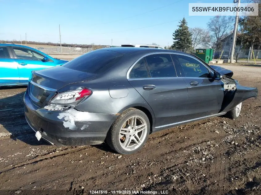 55SWF4KB9FU069406 2015 Mercedes-Benz C 300 4Matic