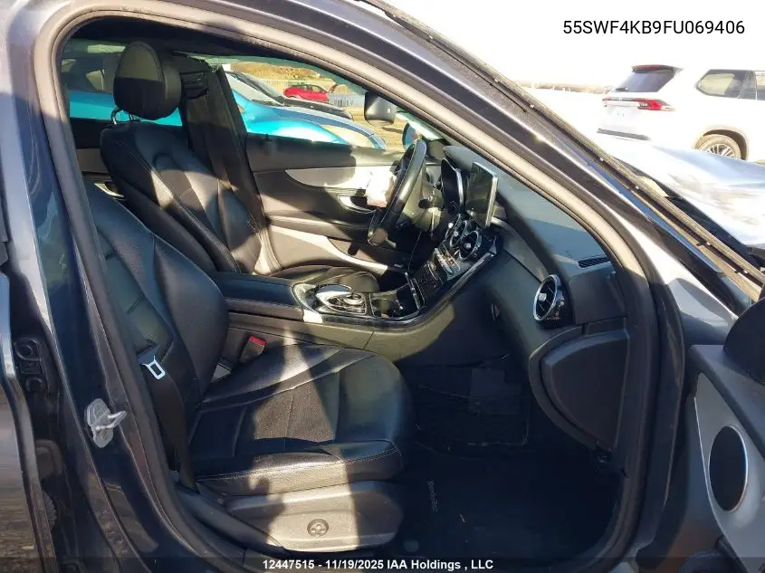 55SWF4KB9FU069406 2015 Mercedes-Benz C 300 4Matic
