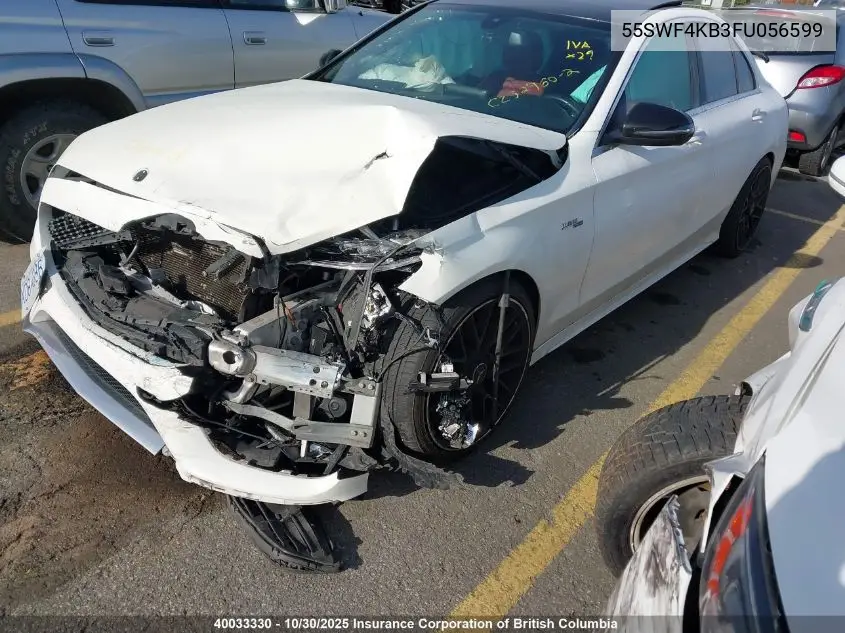 55SWF4KB3FU056599 2015 Mercedes-Benz C 300 4Matic
