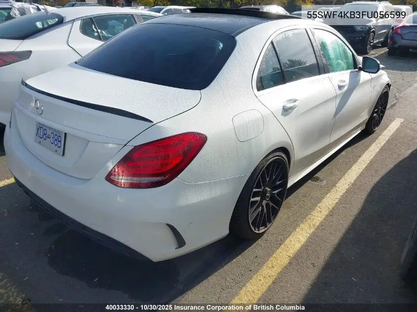 55SWF4KB3FU056599 2015 Mercedes-Benz C 300 4Matic