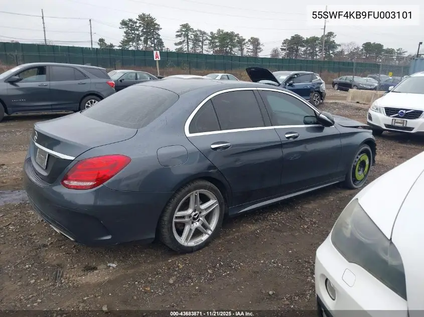 55SWF4KB9FU003101 2015 Mercedes-Benz C 300 Sport 4Matic