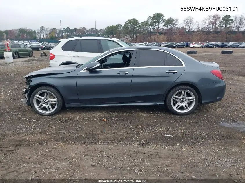55SWF4KB9FU003101 2015 Mercedes-Benz C 300 Sport 4Matic