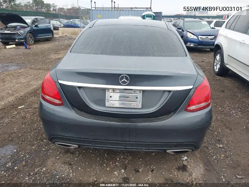 55SWF4KB9FU003101 2015 Mercedes-Benz C 300 Sport 4Matic