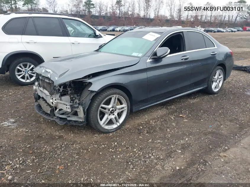 55SWF4KB9FU003101 2015 Mercedes-Benz C 300 Sport 4Matic