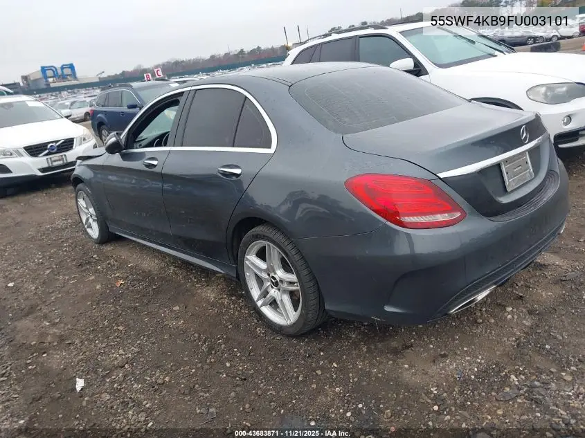 55SWF4KB9FU003101 2015 Mercedes-Benz C 300 Sport 4Matic