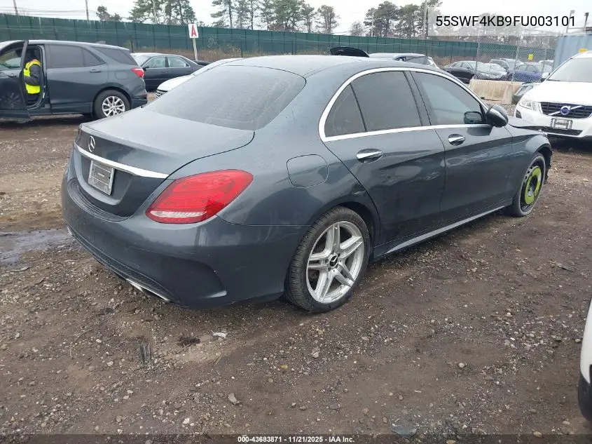 55SWF4KB9FU003101 2015 Mercedes-Benz C 300 Sport 4Matic