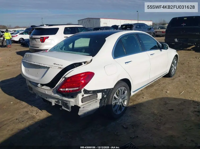 55SWF4KB2FU031628 2015 Mercedes-Benz C 300 4Matic