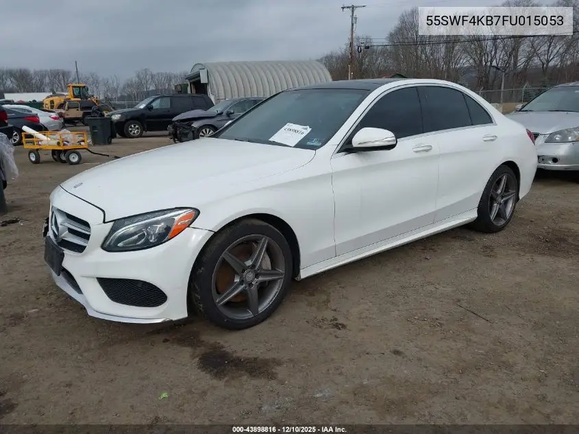 55SWF4KB7FU015053 2015 Mercedes-Benz C 300 Sport 4Matic