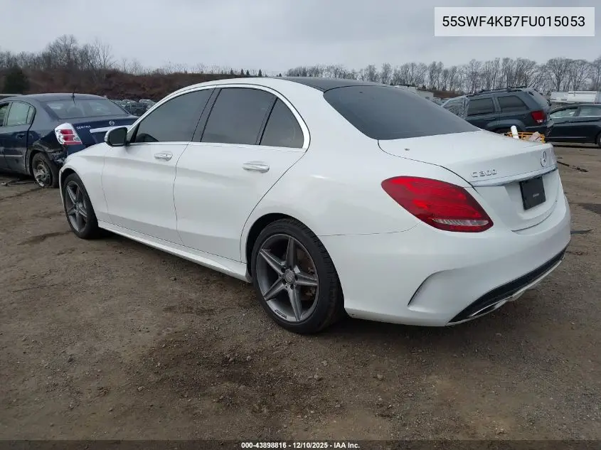 55SWF4KB7FU015053 2015 Mercedes-Benz C 300 Sport 4Matic