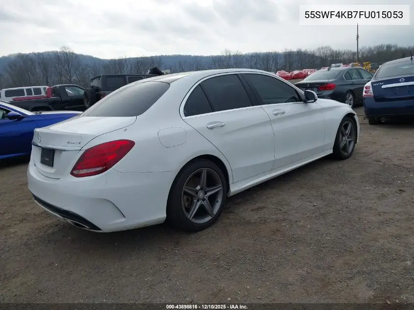 55SWF4KB7FU015053 2015 Mercedes-Benz C 300 Sport 4Matic