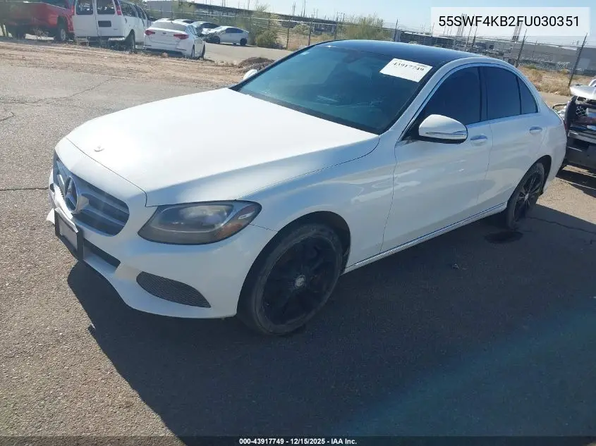 55SWF4KB2FU030351 2015 Mercedes-Benz C 300 4Matic/Luxury 4Matic/Sport 4Matic