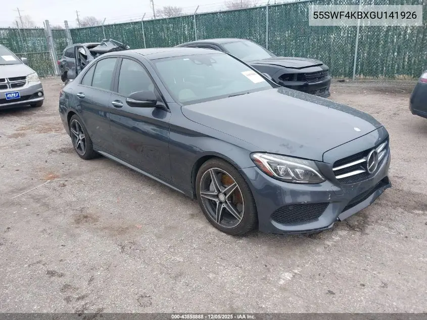 55SWF4KBXGU141926 2016 Mercedes-Benz C 300 Sport 4Matic