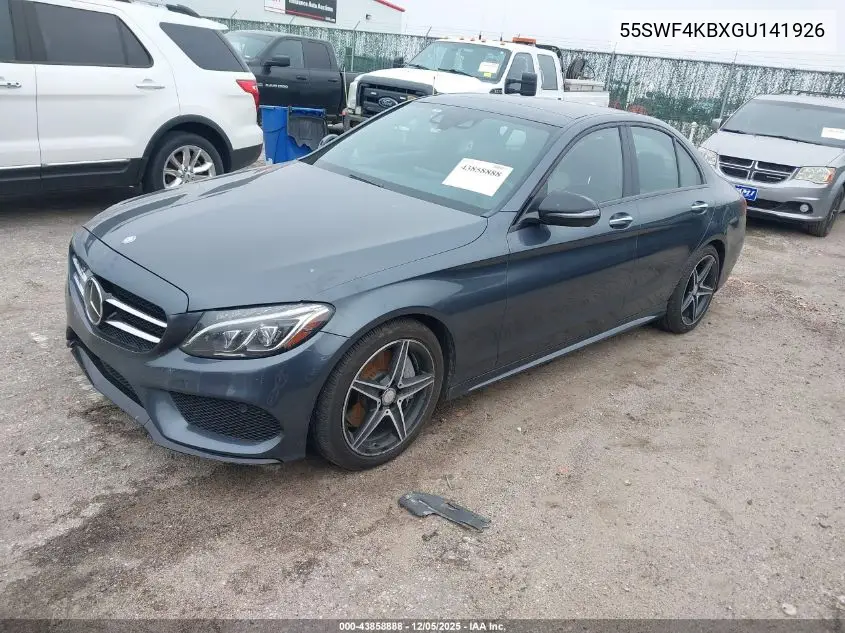 55SWF4KBXGU141926 2016 Mercedes-Benz C 300 Sport 4Matic