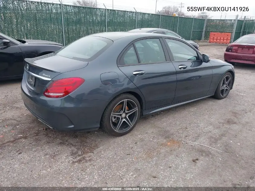 55SWF4KBXGU141926 2016 Mercedes-Benz C 300 Sport 4Matic