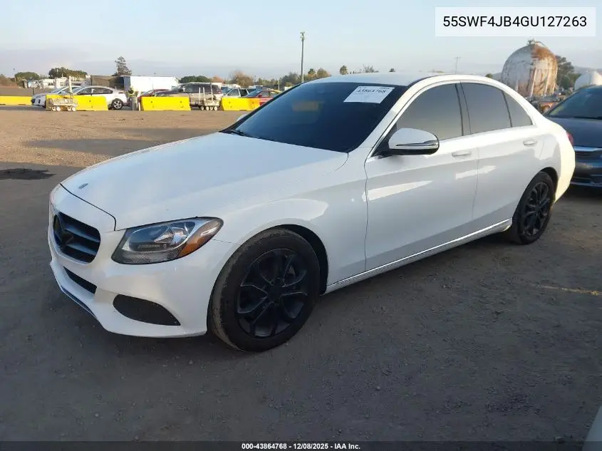 55SWF4JB4GU127263 2016 Mercedes-Benz C 300