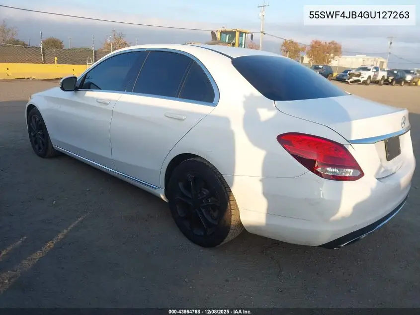 55SWF4JB4GU127263 2016 Mercedes-Benz C 300