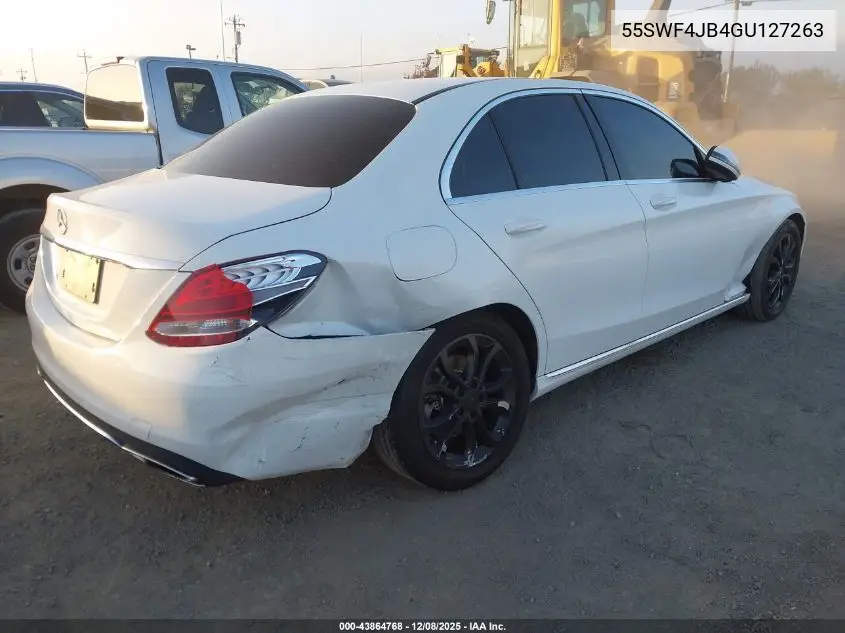 55SWF4JB4GU127263 2016 Mercedes-Benz C 300