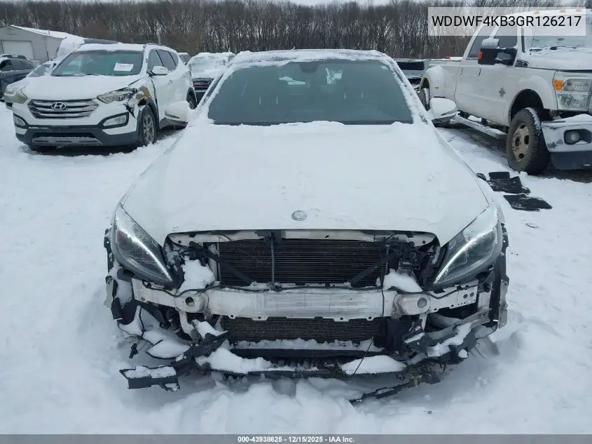 WDDWF4KB3GR126217 2016 Mercedes-Benz C 300 Sport 4Matic