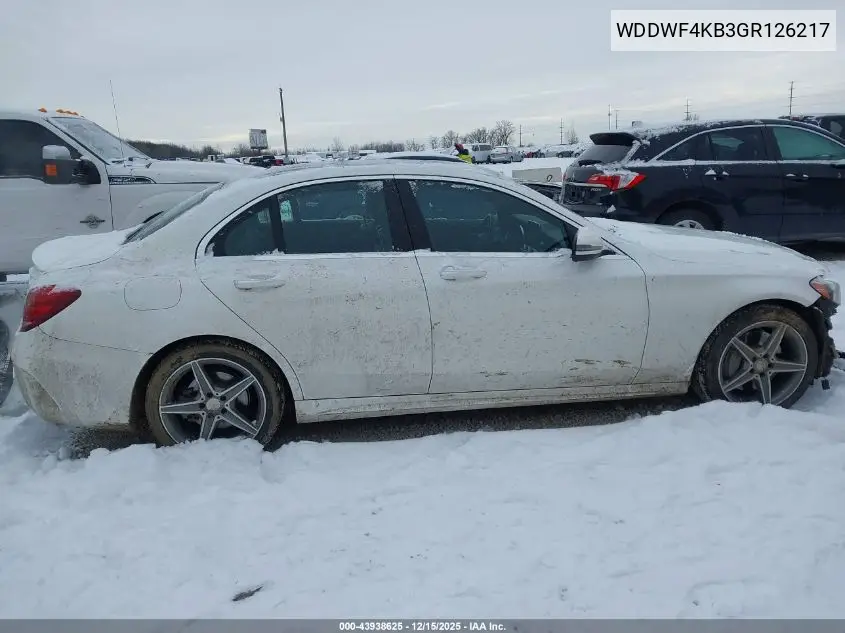 WDDWF4KB3GR126217 2016 Mercedes-Benz C 300 Sport 4Matic