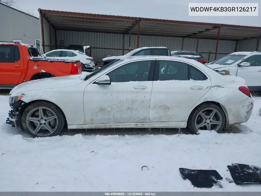 WDDWF4KB3GR126217 2016 Mercedes-Benz C 300 Sport 4Matic