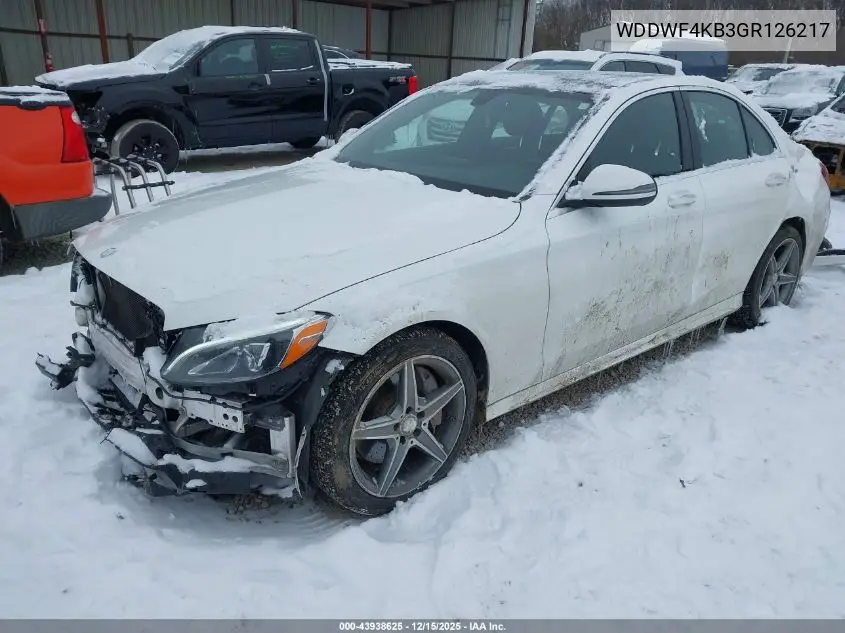 WDDWF4KB3GR126217 2016 Mercedes-Benz C 300 Sport 4Matic