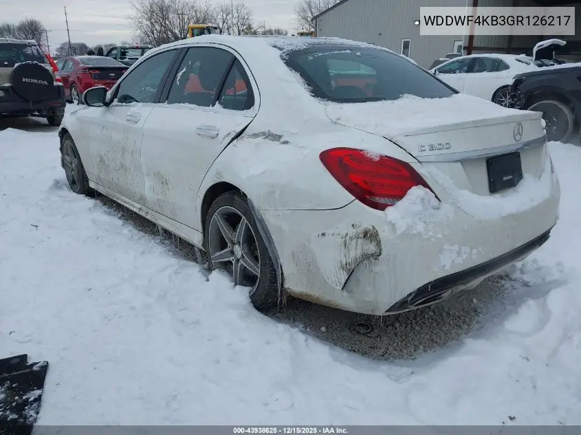 WDDWF4KB3GR126217 2016 Mercedes-Benz C 300 Sport 4Matic