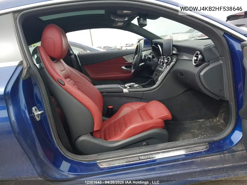 WDDWJ4KB2HF538646 2017 Mercedes-Benz C 300 4Matic