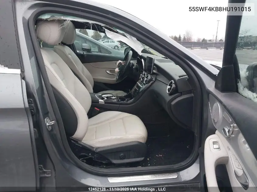 55SWF4KB8HU191015 2017 Mercedes-Benz C 300 4Matic