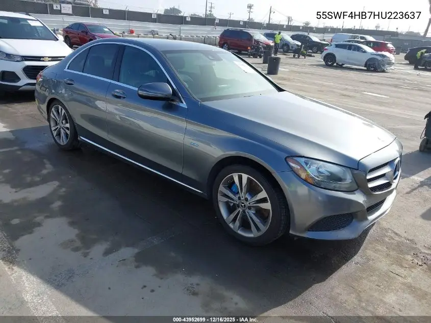 55SWF4HB7HU223637 2017 Mercedes-Benz C 350E