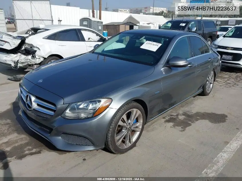 55SWF4HB7HU223637 2017 Mercedes-Benz C 350E