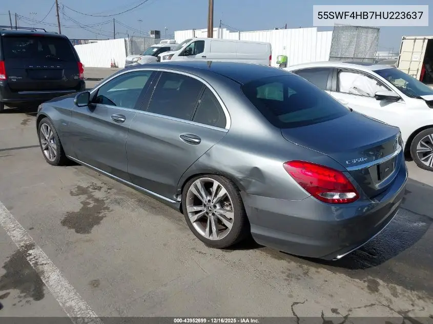 55SWF4HB7HU223637 2017 Mercedes-Benz C 350E