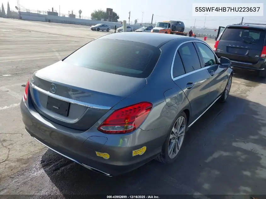 55SWF4HB7HU223637 2017 Mercedes-Benz C 350E