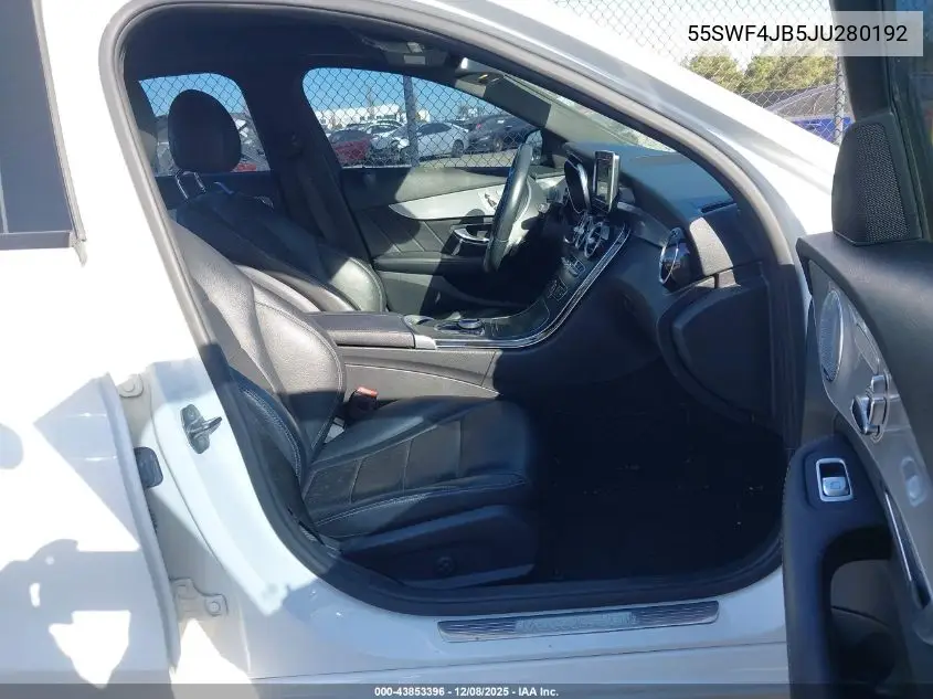 55SWF4JB5JU280192 2018 Mercedes-Benz C 300