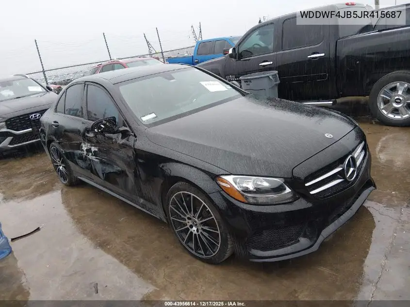 WDDWF4JB5JR415687 2018 Mercedes-Benz C 300