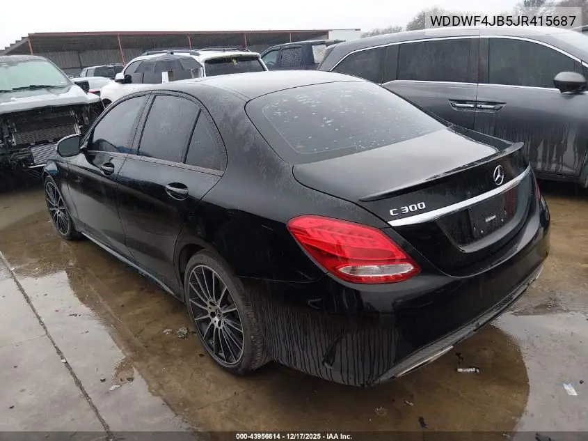 WDDWF4JB5JR415687 2018 Mercedes-Benz C 300