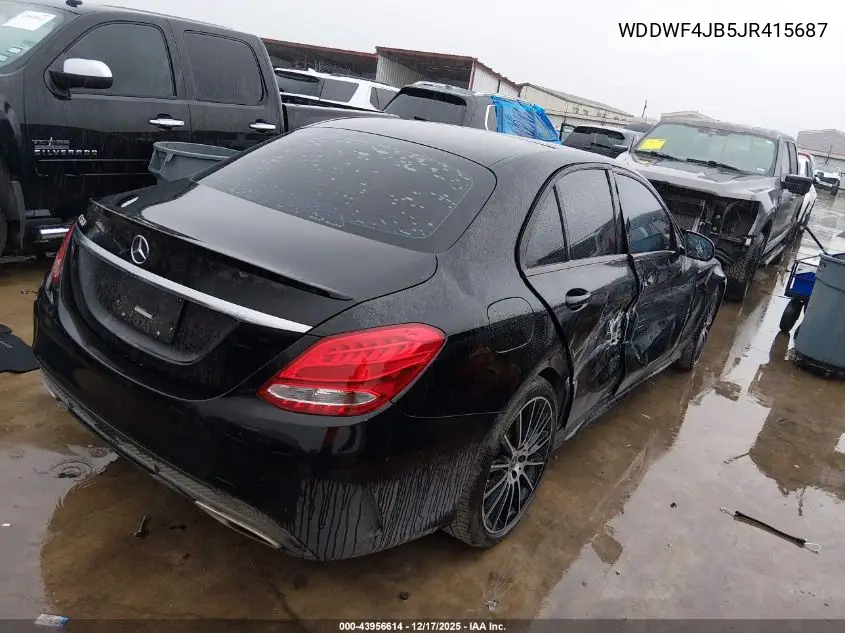 WDDWF4JB5JR415687 2018 Mercedes-Benz C 300