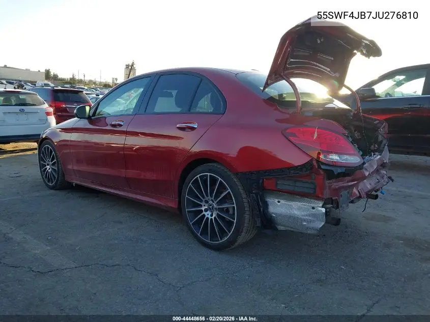 55SWF4JB7JU276810 2018 Mercedes-Benz C 300