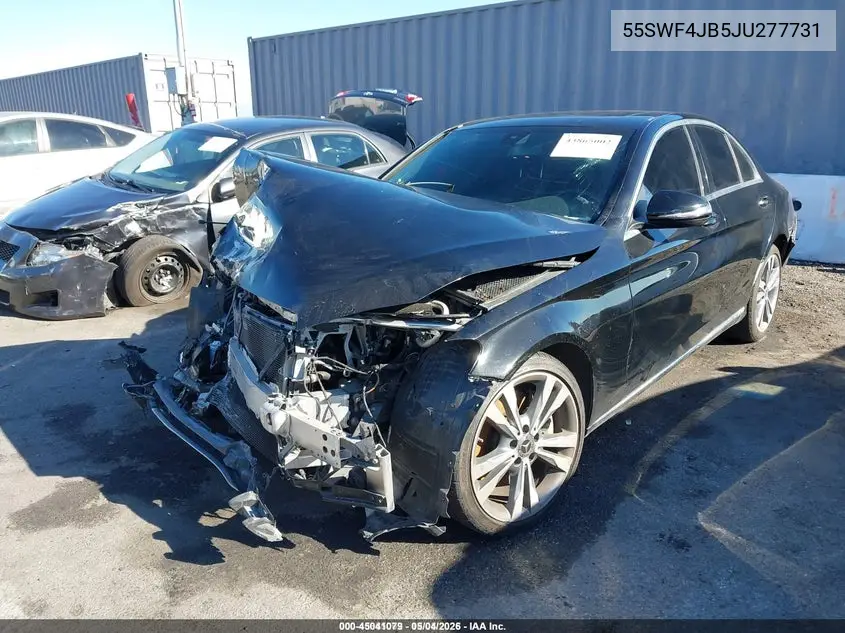 55SWF4JB5JU277731 2018 Mercedes-Benz C 300
