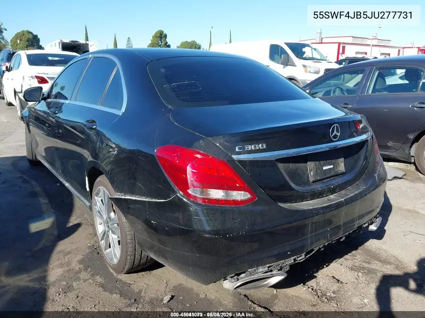 55SWF4JB5JU277731 2018 Mercedes-Benz C 300