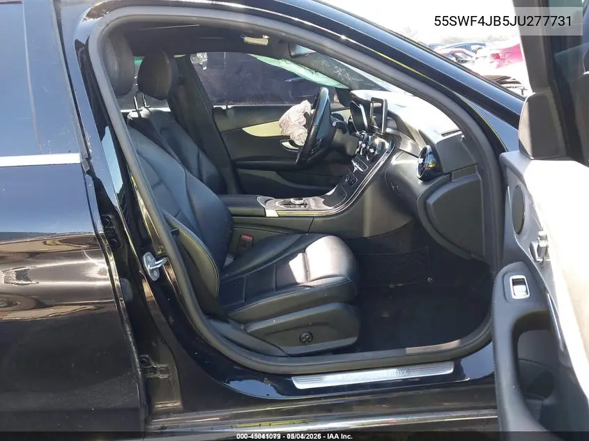 55SWF4JB5JU277731 2018 Mercedes-Benz C 300