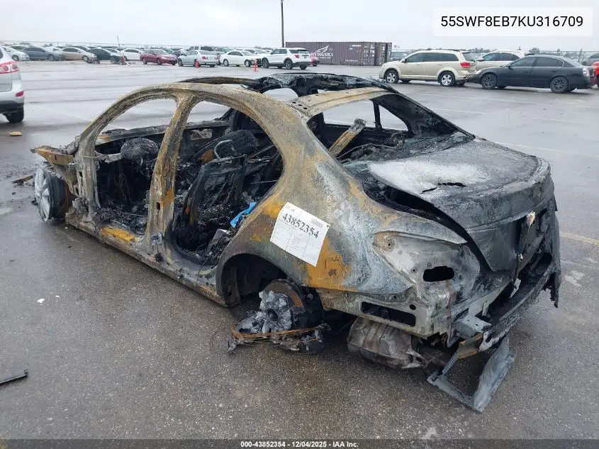 55SWF8EB7KU316709 2019 Mercedes-Benz C 300 4Matic