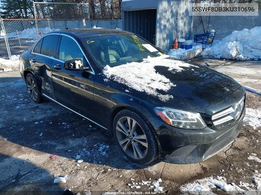 55SWF8DB3KU310696 2019 Mercedes-Benz C 300