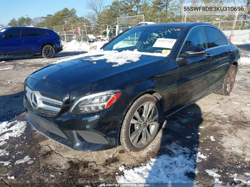 55SWF8DB3KU310696 2019 Mercedes-Benz C 300