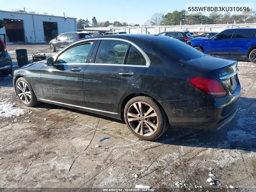 55SWF8DB3KU310696 2019 Mercedes-Benz C 300