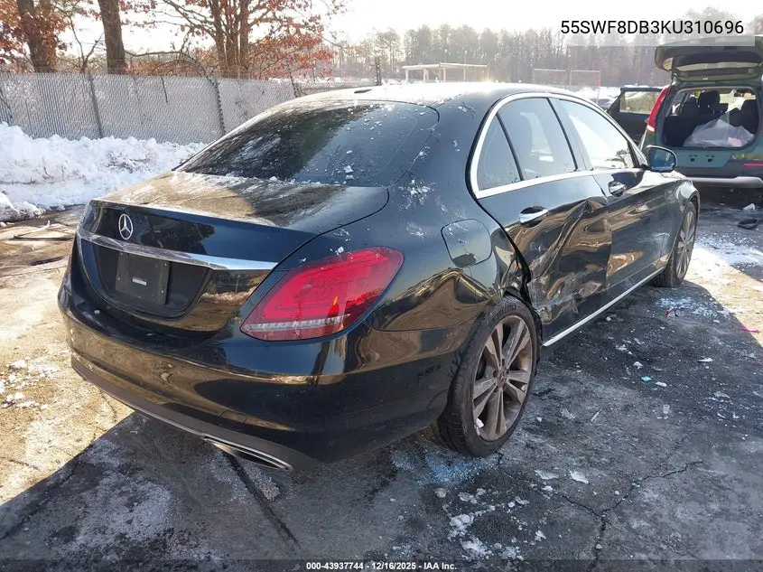 55SWF8DB3KU310696 2019 Mercedes-Benz C 300