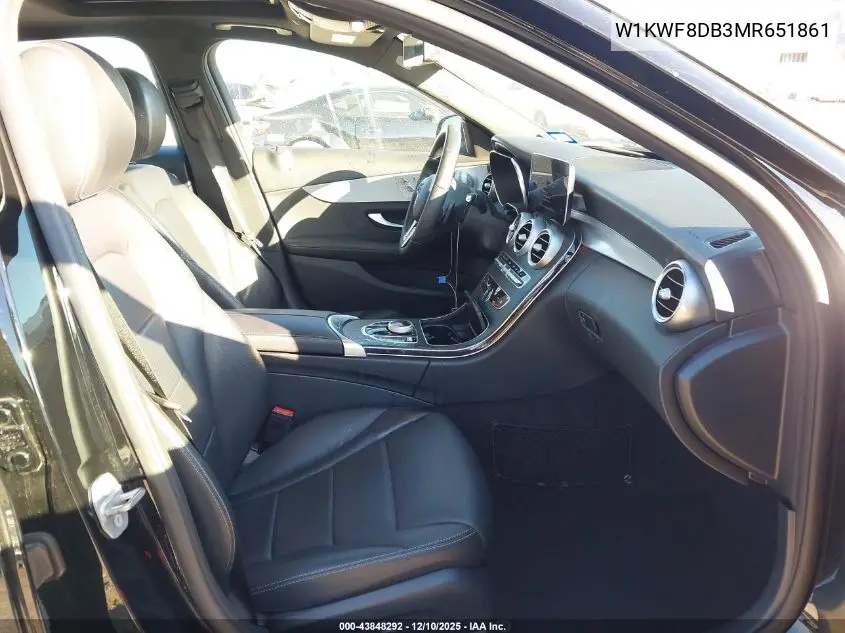 W1KWF8DB3MR651861 2021 Mercedes-Benz C 300 Sedan